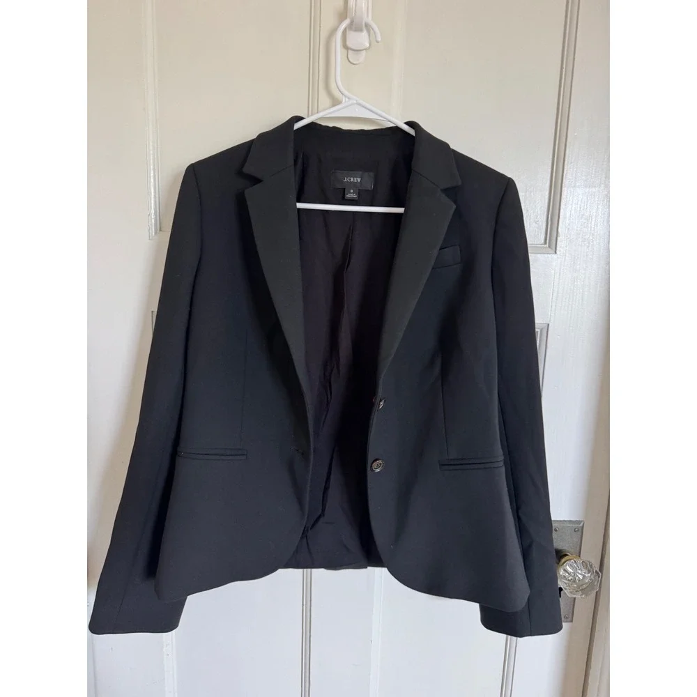 J.Crew black Parke blazer size 8